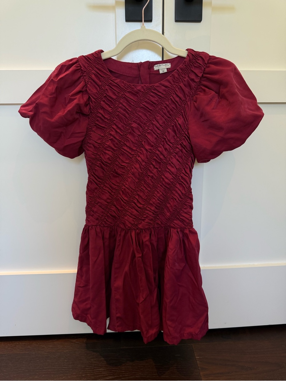 Nordstrom Girls Maroon Party Dress